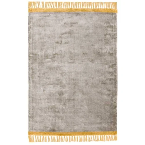 Χαλί μοντέρνο Elgin Silver-Mustard-1