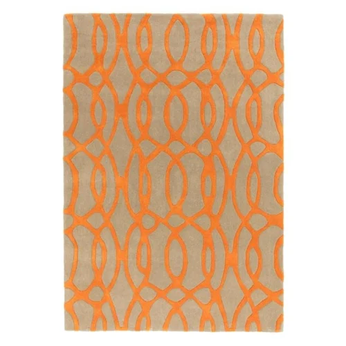 Χαλί χειροποίητο Matrix 37 Wire Orange