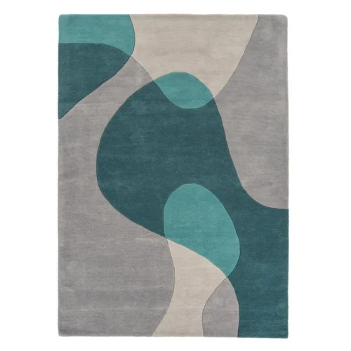 Χαλί χειροποίητο Matrix 57 Arc Teal