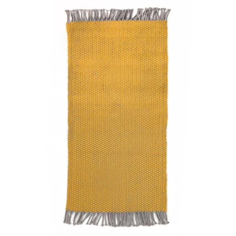 Κιλίμι βαμβακερό καλοκαιρινό Duppis OD-3 Grey-Yellow(2)