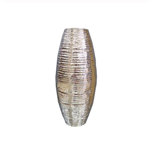 Βάζο αλουμινίου ασημί Art et Lumiere 20565 19cm X 39cm