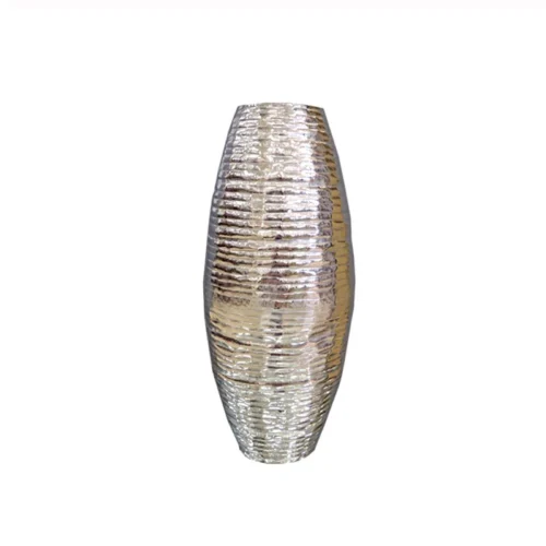 Βάζο αλουμινίου ασημί Art et Lumiere 20565 19cm X 39cm