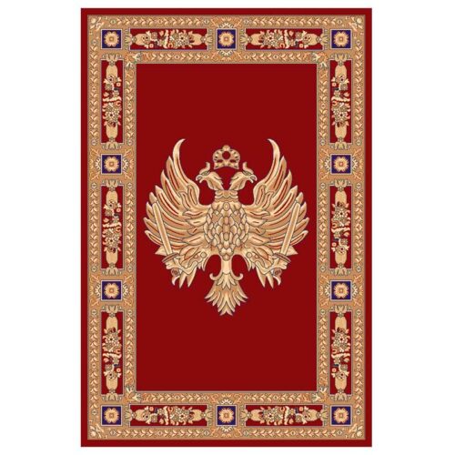 Χαλί εκκλησιαστικό Orthodoxia 1000 κόκκινο (red) - Ρώσικος αετός (ανοιχτά φτερά)