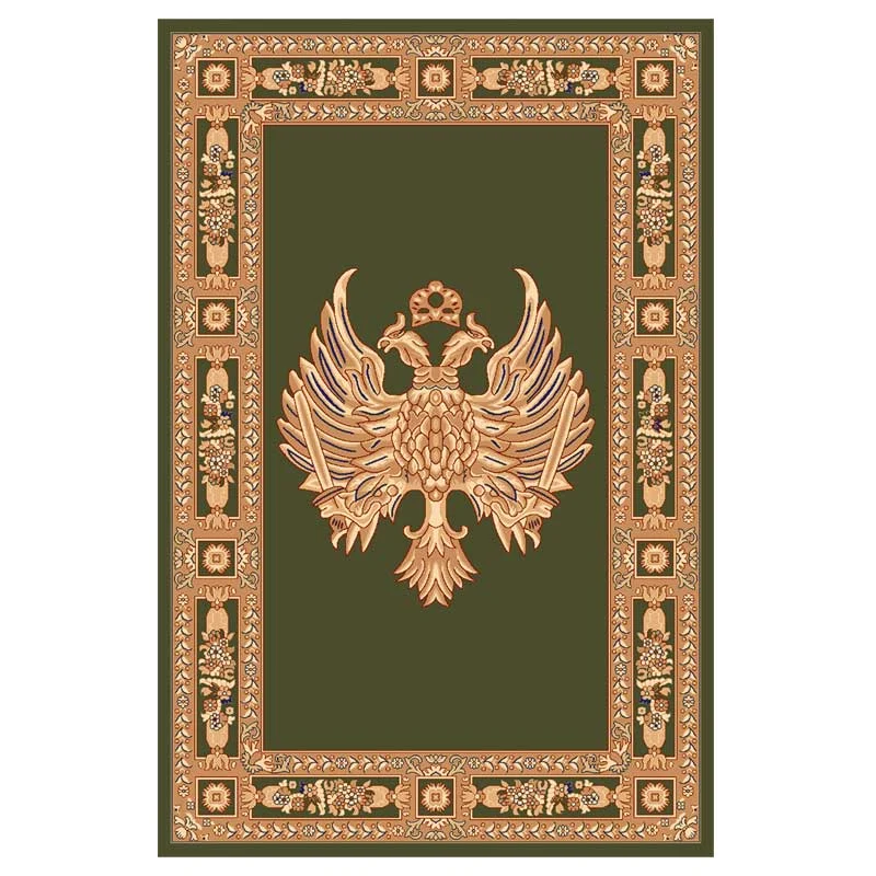 Χαλί εκκλησιαστικό Orthodoxia 1000 πράσινο (green) - Ρώσικος αετός (ανοιχτά φτερά)