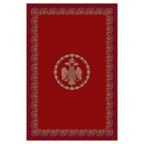 Χαλί εκκλησιαστικό Orthodoxia 5000 κόκκινο (red) - Βυζαντινός αετός