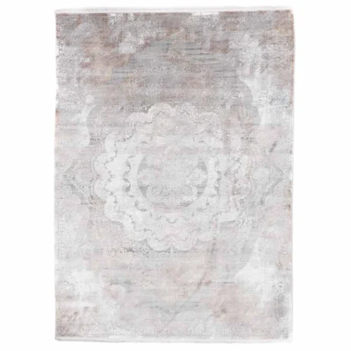 Χαλί μοντέρνο Bamboo Silk 6864A L.Grey D.Beige