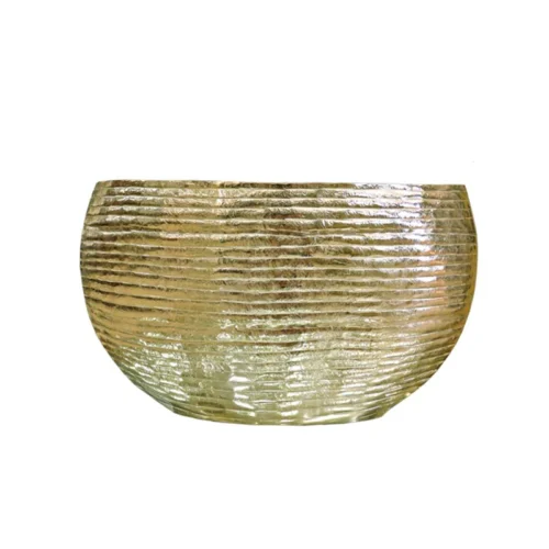 Μπολ μεταλλικό χρυσό Art et Lumiere 10571 48cm X 28cm Χ 17.5cm