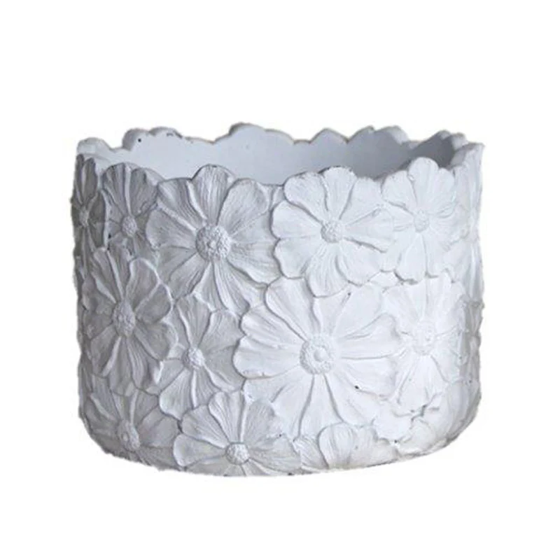 Διακοσμητικό Βάζο Κεραμικό Λευκό Art et Lumiere 10594 19cm X 19cm X 14.5cm