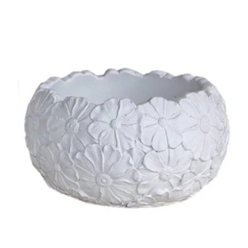 Διακοσμητικό Βάζο Κεραμικό Λευκό Art et Lumiere 10595 23.5cm X 12.5cm