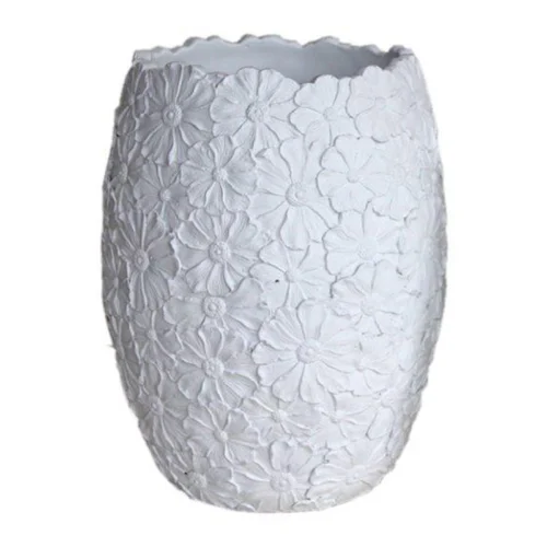 Διακοσμητικό Βάζο Κεραμικό Λευκό Art et Lumiere 10598 25cm X 34cm