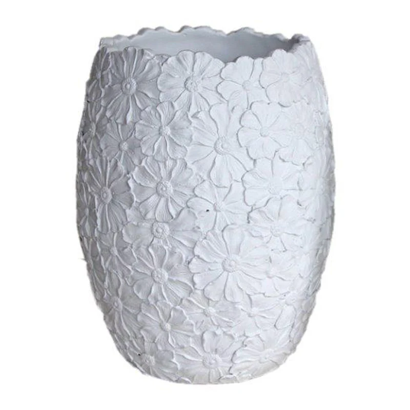 Διακοσμητικό Βάζο Κεραμικό Λευκό Art et Lumiere 10598 25cm X 34cm