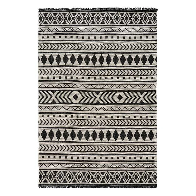 Χαλί βαμβακερό Beauty Home Cocotton 9232 Γκρι, Ανθρακίτης