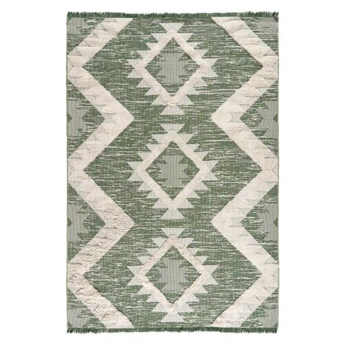 Χαλί βαμβακερό Beauty Home Morocotton 9237 Πράσινο