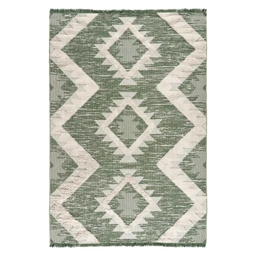 Χαλί βαμβακερό Beauty Home Morocotton 9237 Πράσινο
