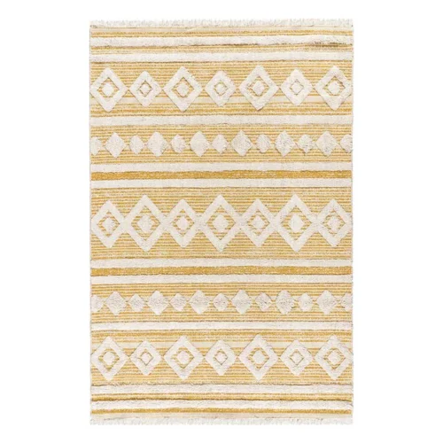 Χαλί βαμβακερό Beauty Home Morocotton 9239 Κίτρινο
