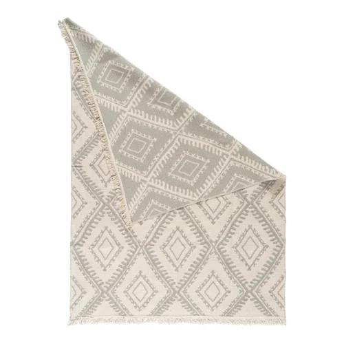 Χαλί βαμβακερό διπλής όψεως Beauty Home Duo Art 9248 Γκρι