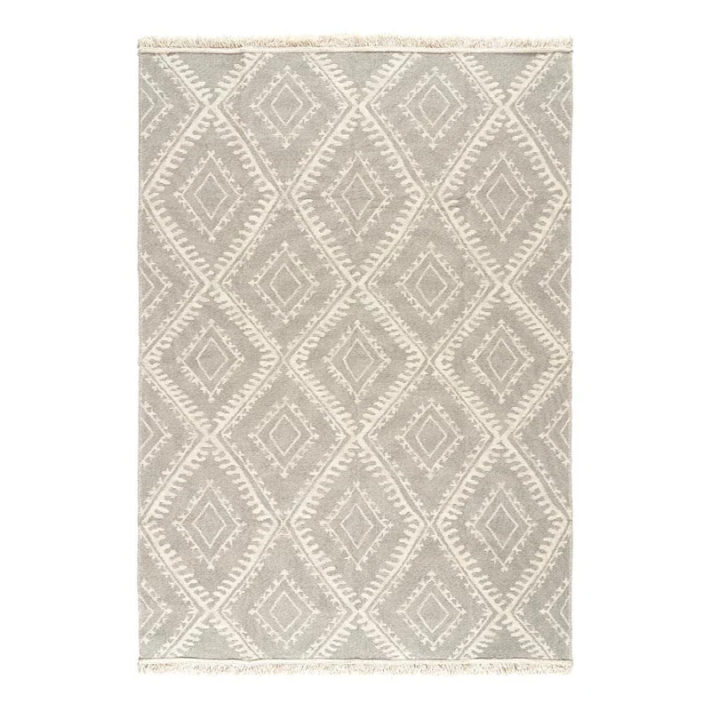 Χαλί βαμβακερό διπλής όψεως Beauty Home Duo Art 9248 Γκρι(3)
