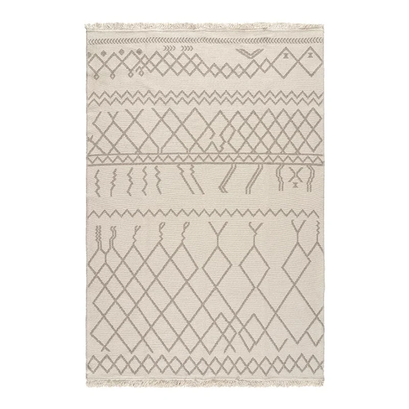 Χαλί βαμβακερό διπλής όψεως Beauty Home Duo Art 9249 Μπεζ(2)