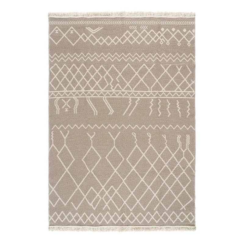 Χαλί βαμβακερό διπλής όψεως Beauty Home Duo Art 9249 Μπεζ(3)
