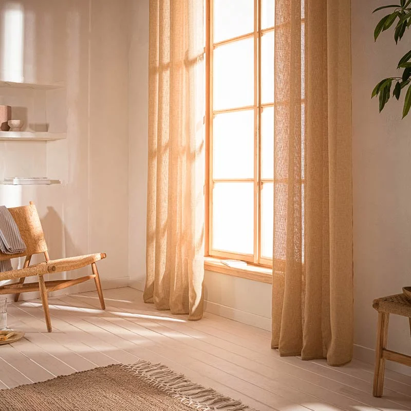 Κουρτίνα Gofis Home Combe Jute 50236
