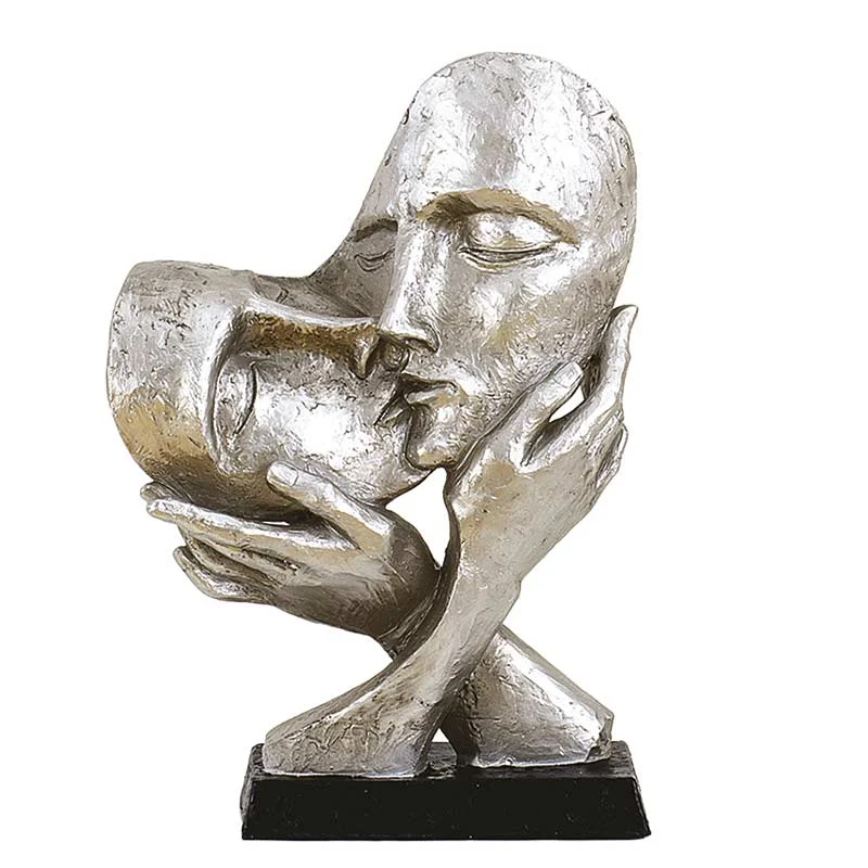 Διακοσμητική φιγούρα μεταλλική Villa Altachiarra Platinum 5656 H 34cm