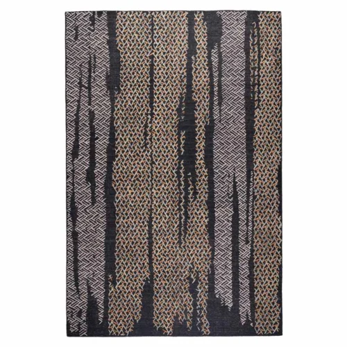 Χαλί χειροποίητο Βιοκαρπέτ Galleria Naf Naf ZR 324 Black
