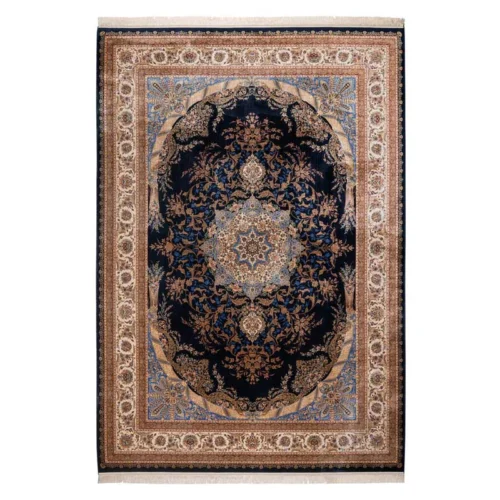 Χαλί κλασσικό Βιοκαρπέτ QUM 2199G Navy-Cream
