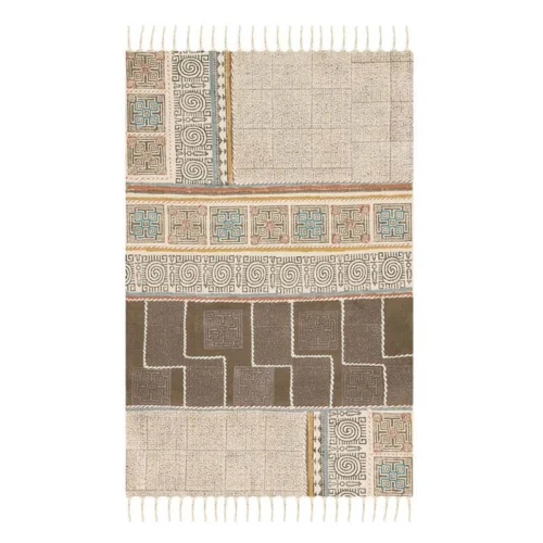 Χαλί χειροποίητο βαμβακερό New Plan Art Collection 1019
