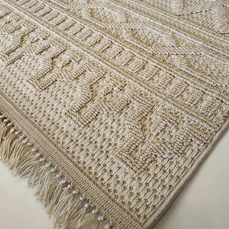 Χαλί καλοκαιρινό Klonaras Home Giardino 76 Beige(2)