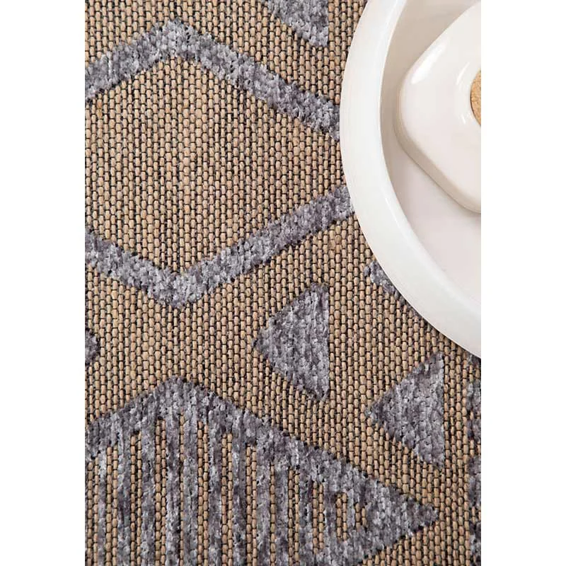 Χαλί καλοκαιρινό Royal Carpet Gloria Cotton Grey 10(4)