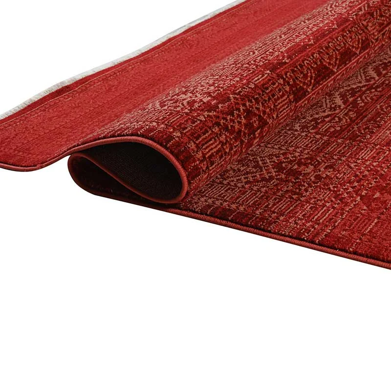 Χαλί μηχανής E-Carpet Oriental Kazak 727 Bordo Rose(4)