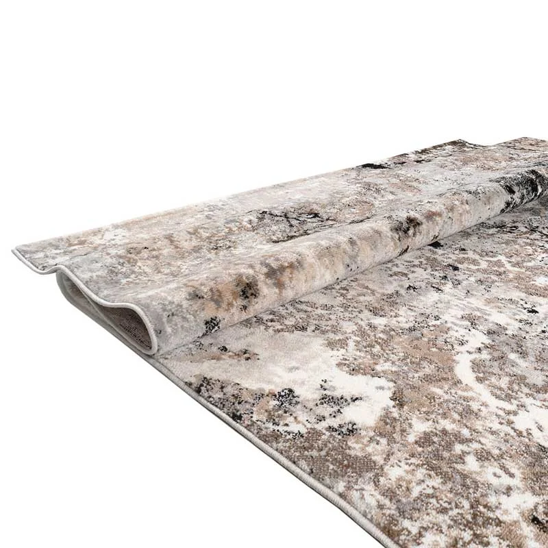 Χαλί μοντέρνο ESTIA 4871 Black Beige(3)