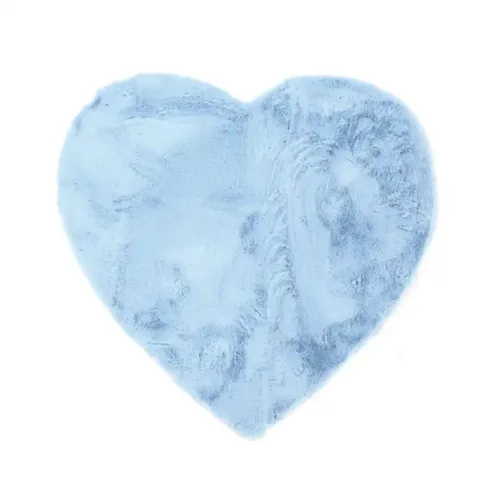 Χαλί παιδικό Royal Carpet Bunny Kids Heart Blue 1.00m X 1.00m