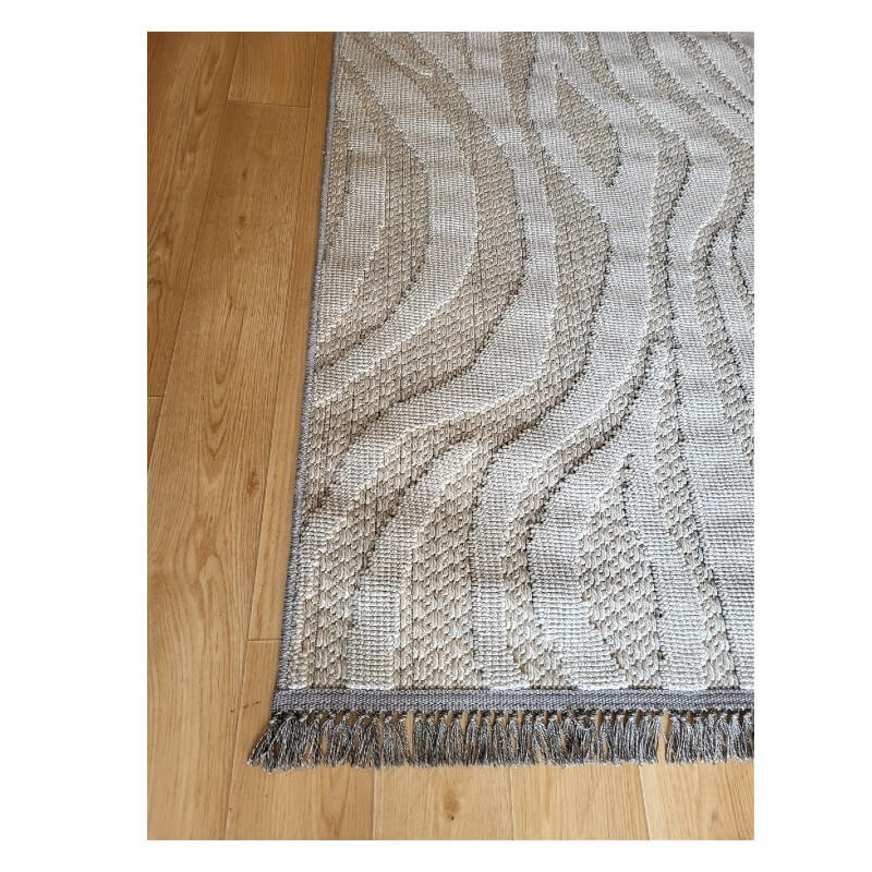 Χαλί καλοκαιρινό Klonaras Home Giardino 05 Grey(2)