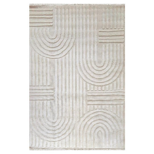 Χαλί καλοκαιρινό Klonaras Home Giardino 82 Cream