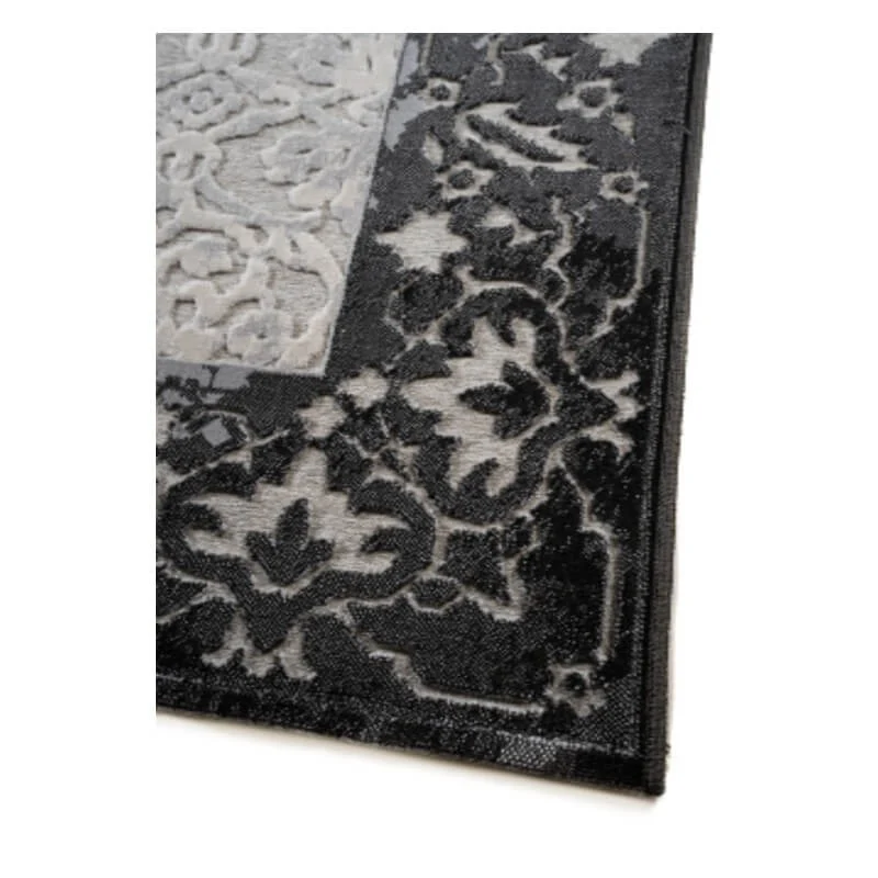 Χαλί καλοκαιρινό Klonaras Home Muse 2060U Silver Black(3)