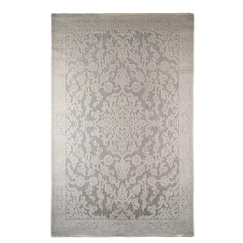Χαλί καλοκαιρινό Klonaras Home Muse 522W Silver Cream