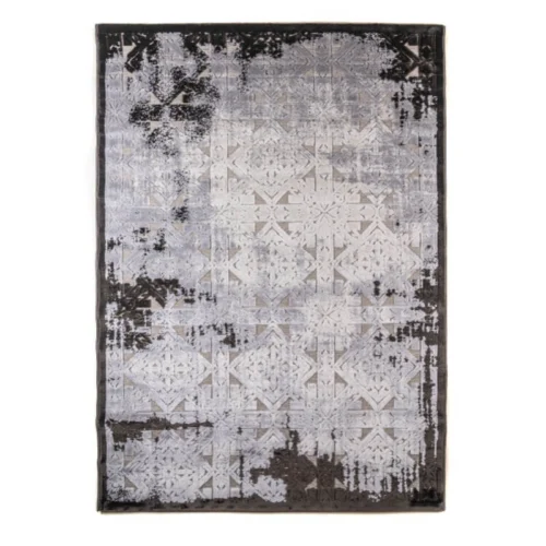 Χαλί καλοκαιρινό Klonaras Home Muse 563H Silver Black