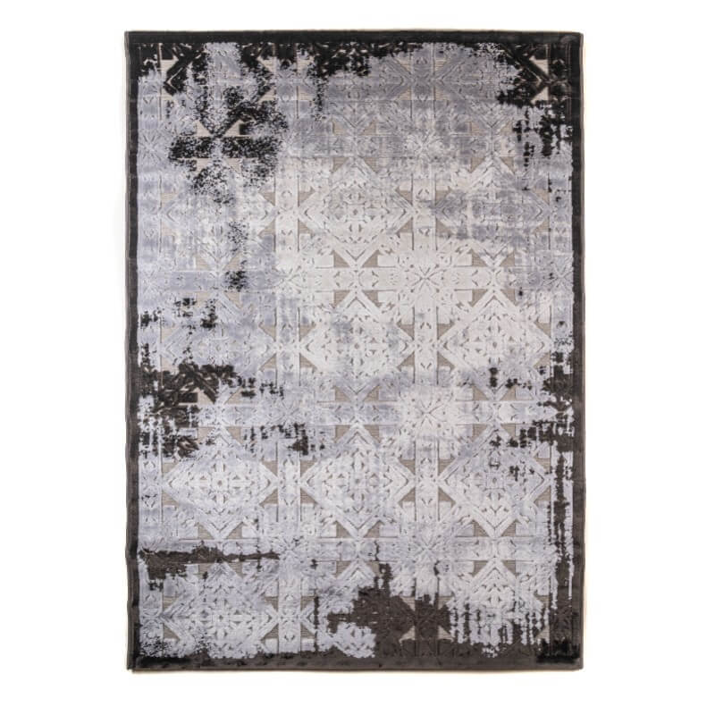 Χαλί καλοκαιρινό Klonaras Home Muse 563H Silver Black