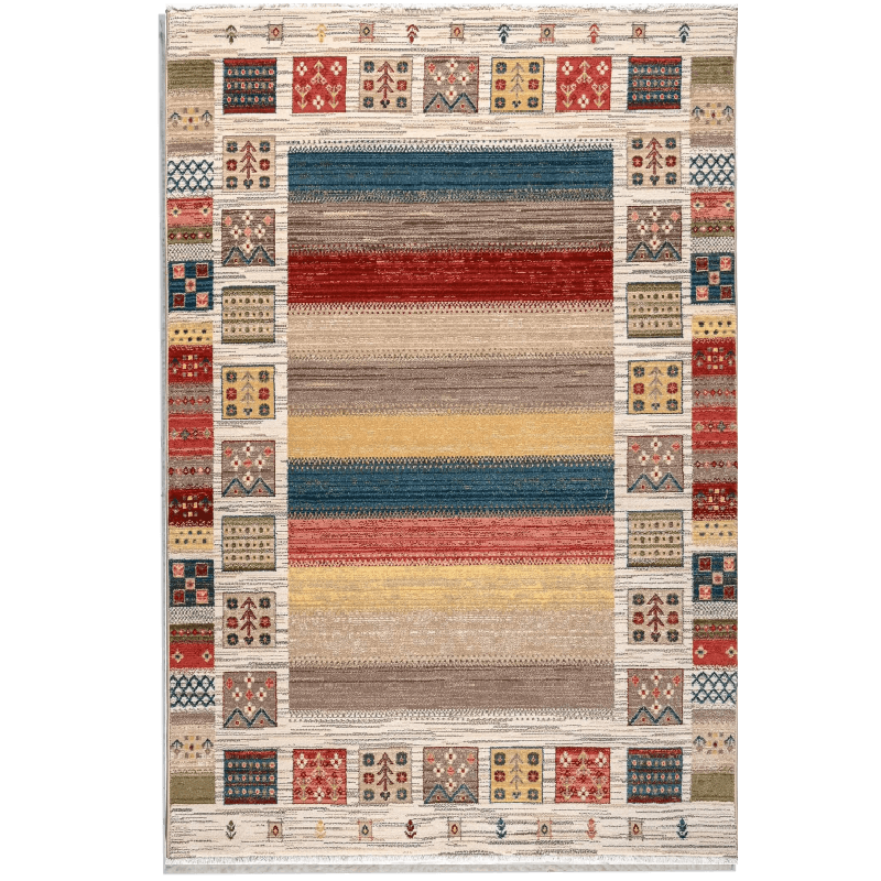 Χαλί μηχανής E-Carpet Oriental Kazak 800 Beige