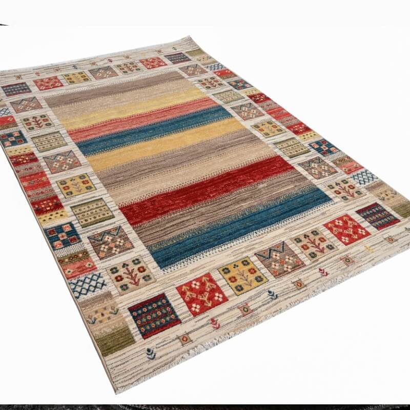 Χαλί μηχανής E-Carpet Oriental Kazak 800 Beige(2)