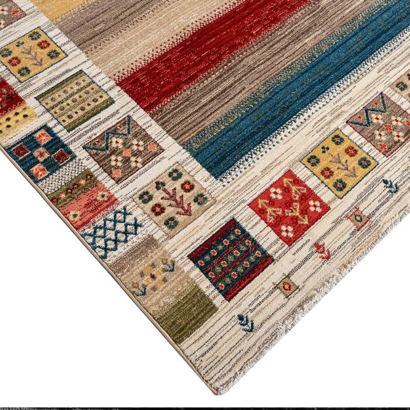 Χαλί μηχανής E-Carpet Oriental Kazak 800 Beige(5)