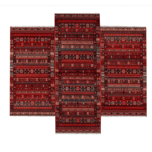 Χαλί μηχανής Polcarpet Oriental Kazak 722 Bordo Rose