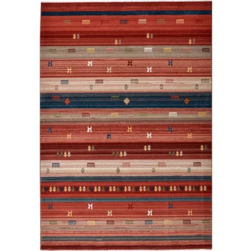 Χαλί μηχανής Polcarpet Oriental Kazak 724 Bordo Rose