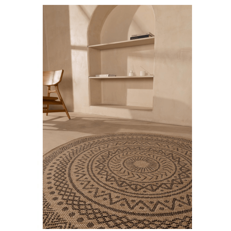 Χαλί καλοκαιρινό Royal Carpet Avanos 8894 Black(4)